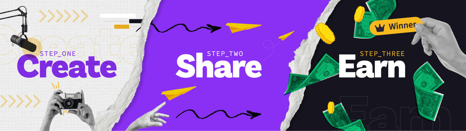 create share earn