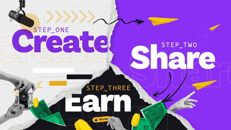create share earn